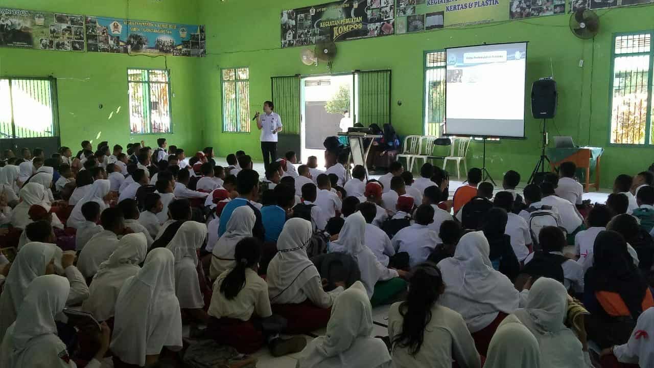 Sosialisasi P4GN di MPLS SMP Negeri 1 Gondangwetan