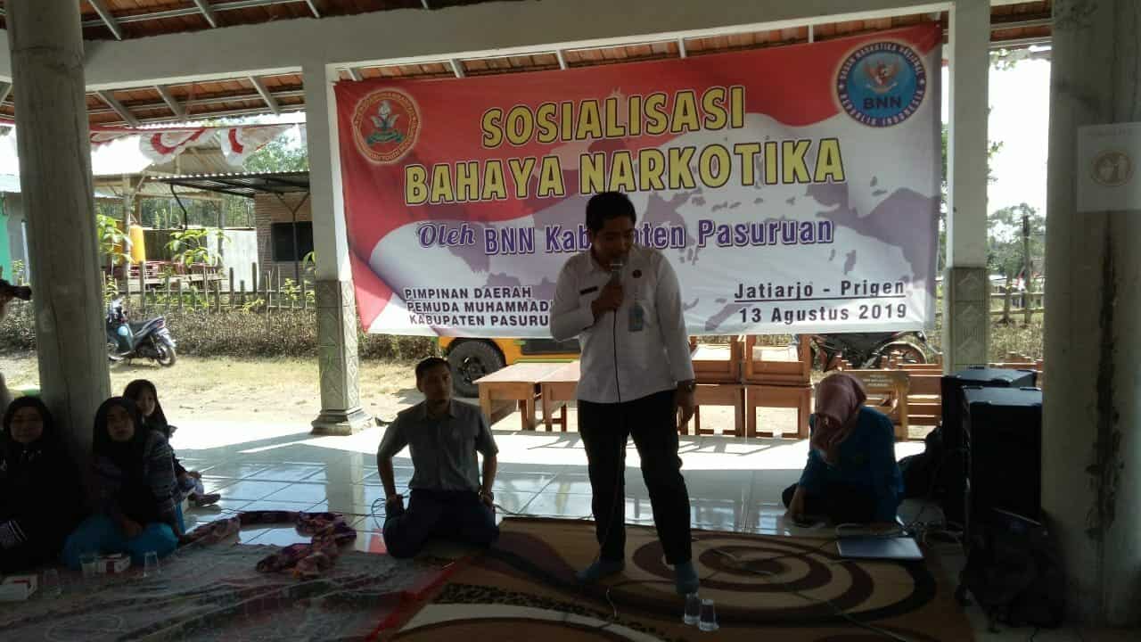 Sosialisasi Bahaya Narkoba di KKN Mahasiswa STIMIK Yadika Bangil