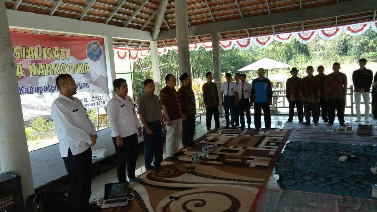 Sosialisasi Bahaya Narkoba di KKN Mahasiswa STIMIK Yadika Bangil