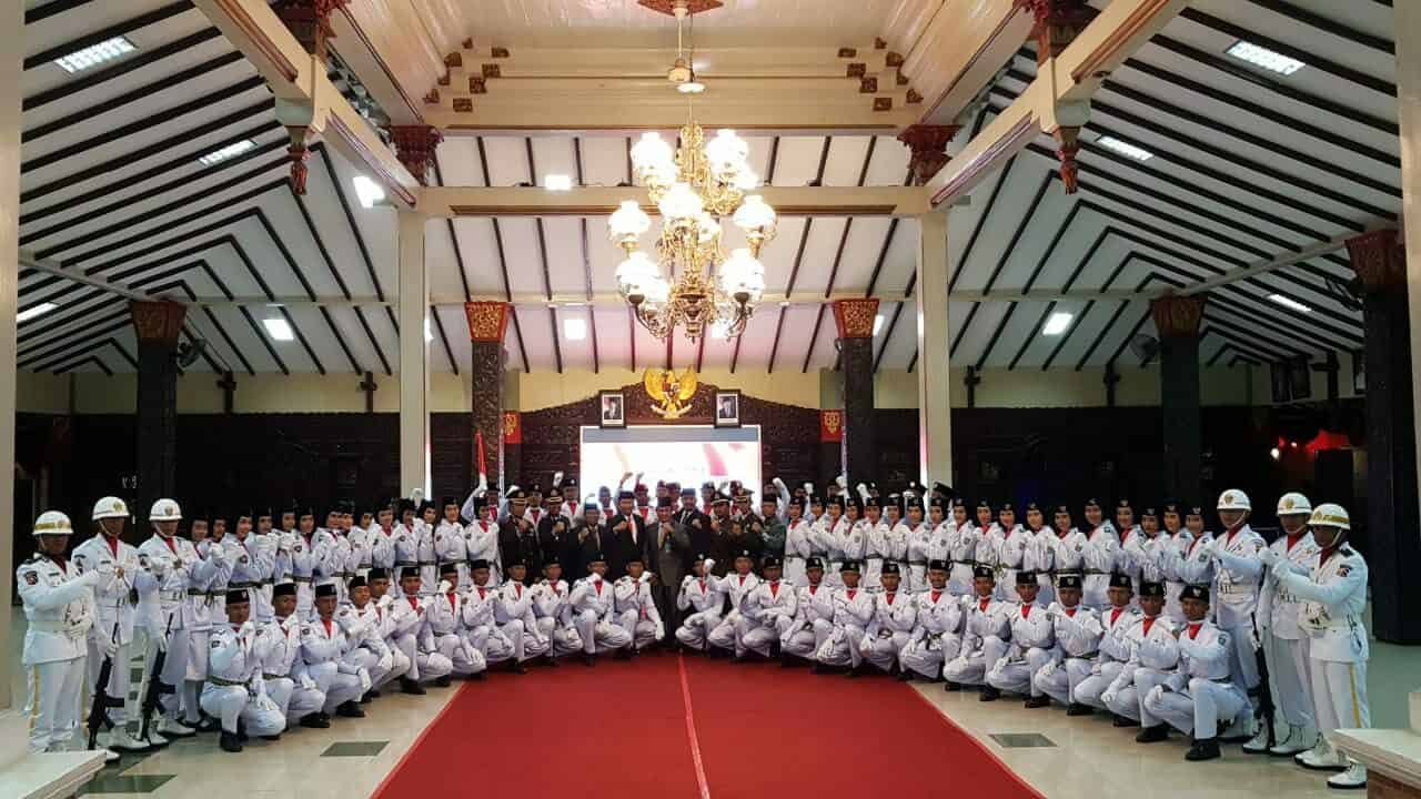 Pengukuhan 74 Paskibraka Kabupaten Pasuruan