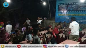 Ngopi Bareng Lawan Narkoba di Acara Jazz Tretes 2019 di Wisata Pintu Langit Dalam Rangka Hari Jadi (HUT) Kabupaten Pasuruan ke-1090
