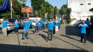 Peringati Hari Olahraga Nasional Ke 36 BNNK Pasuruan Adakan Apel dan Senam Bersama