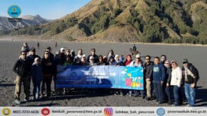 BNNK Pasuruan Mendampingi Kegiatan Law Enforcement Liaison Officers Gathering 2019 di Gunung Bromo