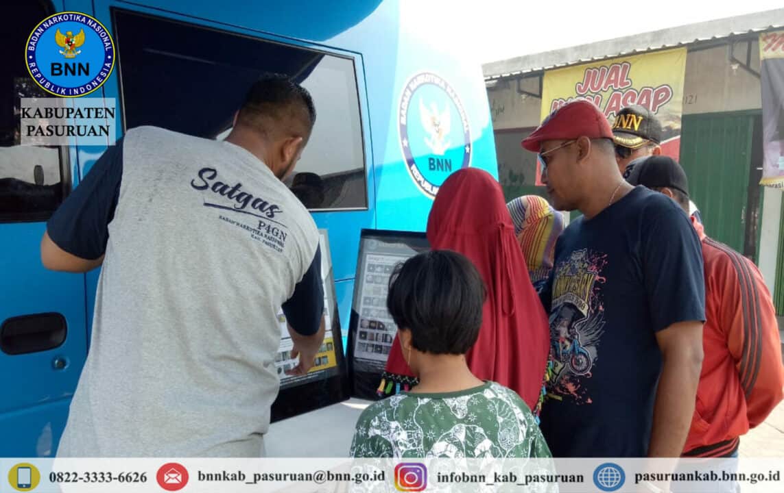 Sosialisasi P4GN Melalui Mobile Screening di Kelurahan Kedung Boto Kecamatan Beji
