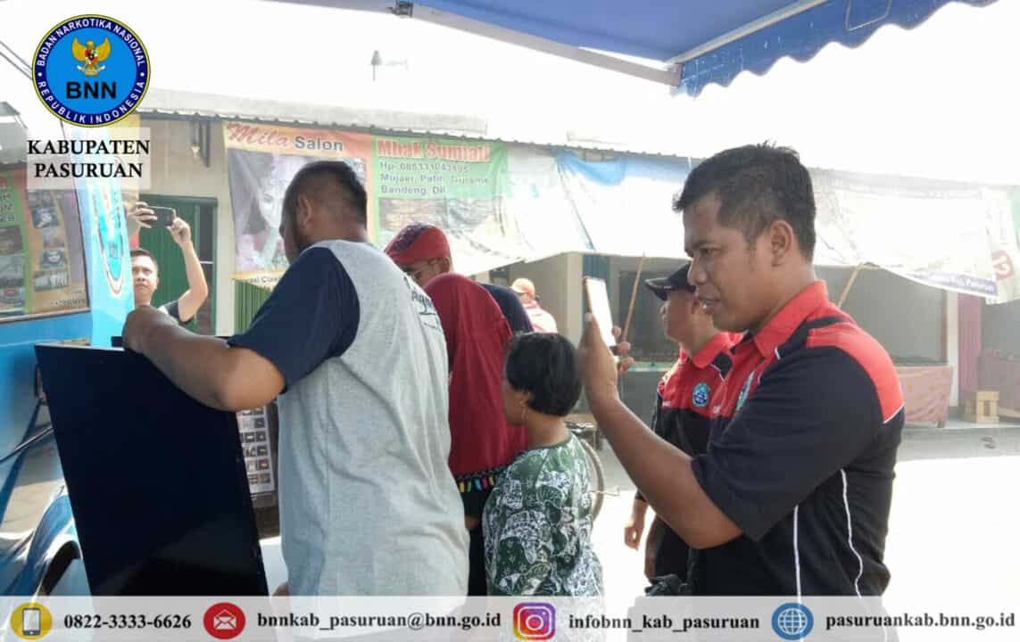 Sosialisasi P4GN Melalui Mobile Screening di Kelurahan Kedung Boto Kecamatan Beji