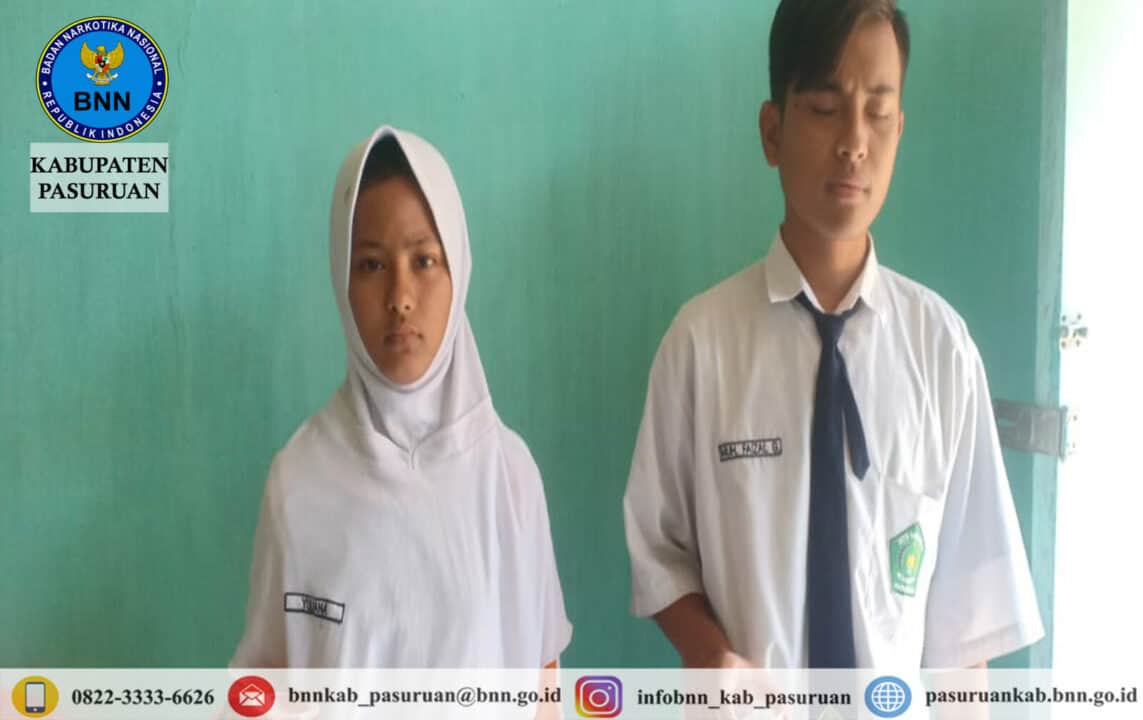 Screening (Tes Urine) di lingkungan Pendidikan MTsN 5 Pasuruan