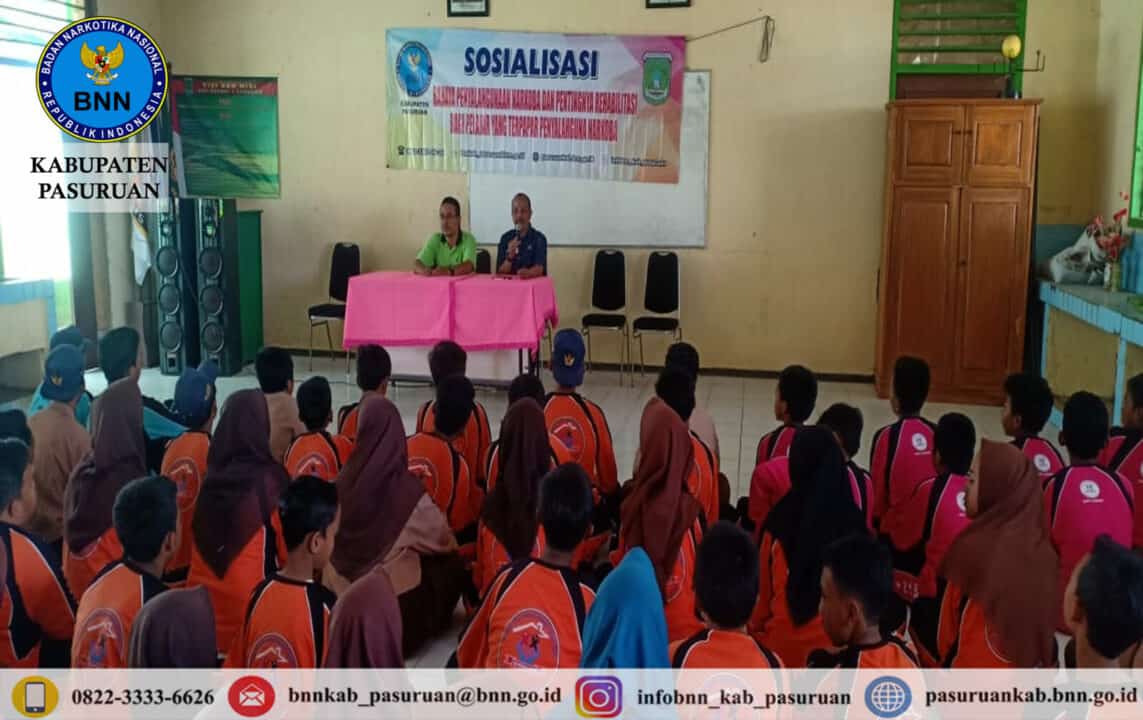 Diseminasi Informasi melalui sosialisasi P4GN di Lingkungan Pendidikan SMPN 1 Lumbang