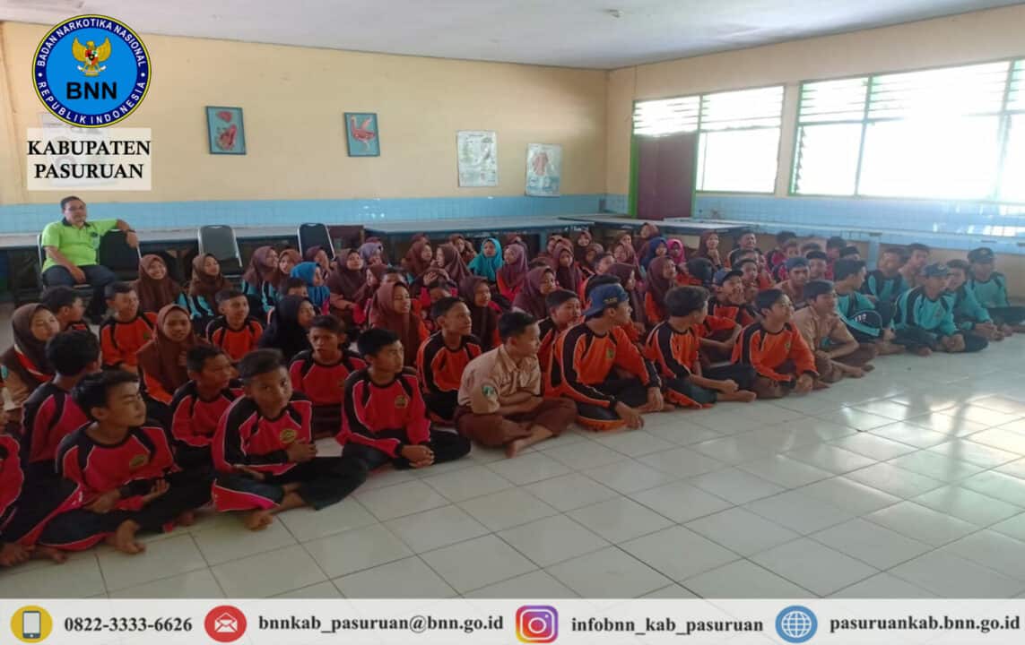 Diseminasi Informasi melalui sosialisasi P4GN di Lingkungan Pendidikan SMPN 1 Lumbang
