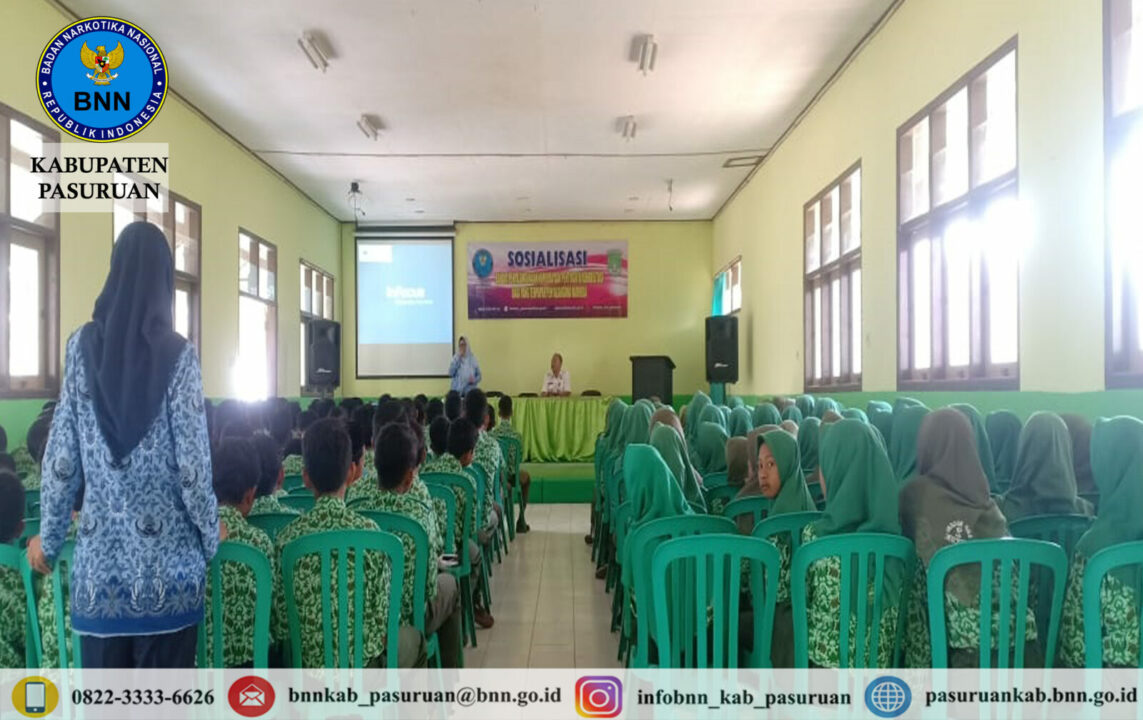 Diseminasi Informasi melalui sosialisasi P4GN di Lingkungan Pendidikan SMPN 2 Tutur