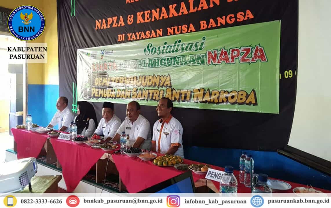 Sosialisasi Pencegahan dan Penyalahgunaan Narkoba di Yayasan Nusa Bangsa