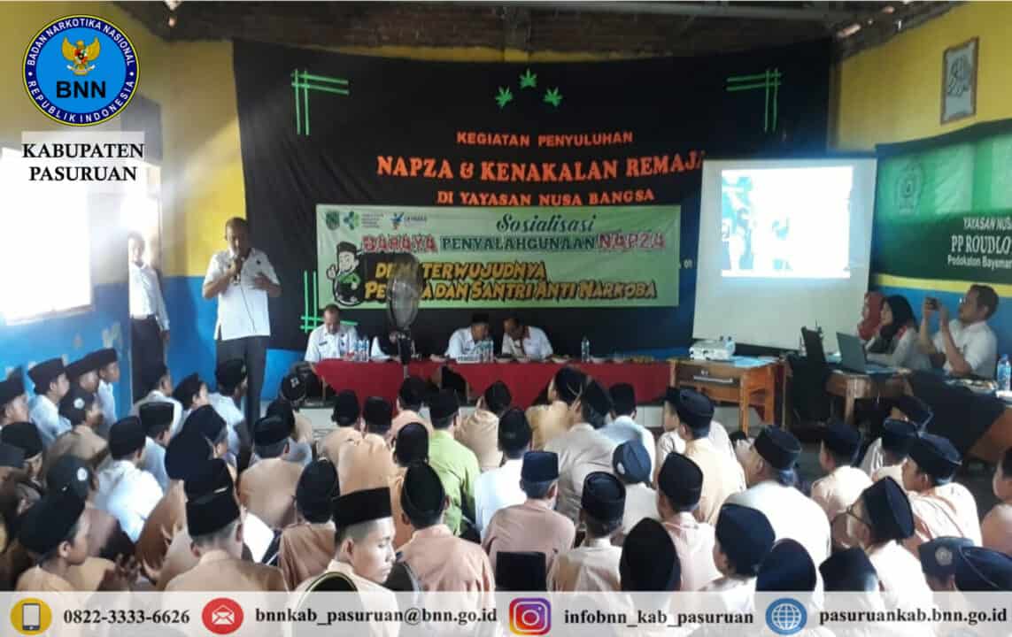 Sosialisasi Pencegahan dan Penyalahgunaan Narkoba di Yayasan Nusa Bangsa