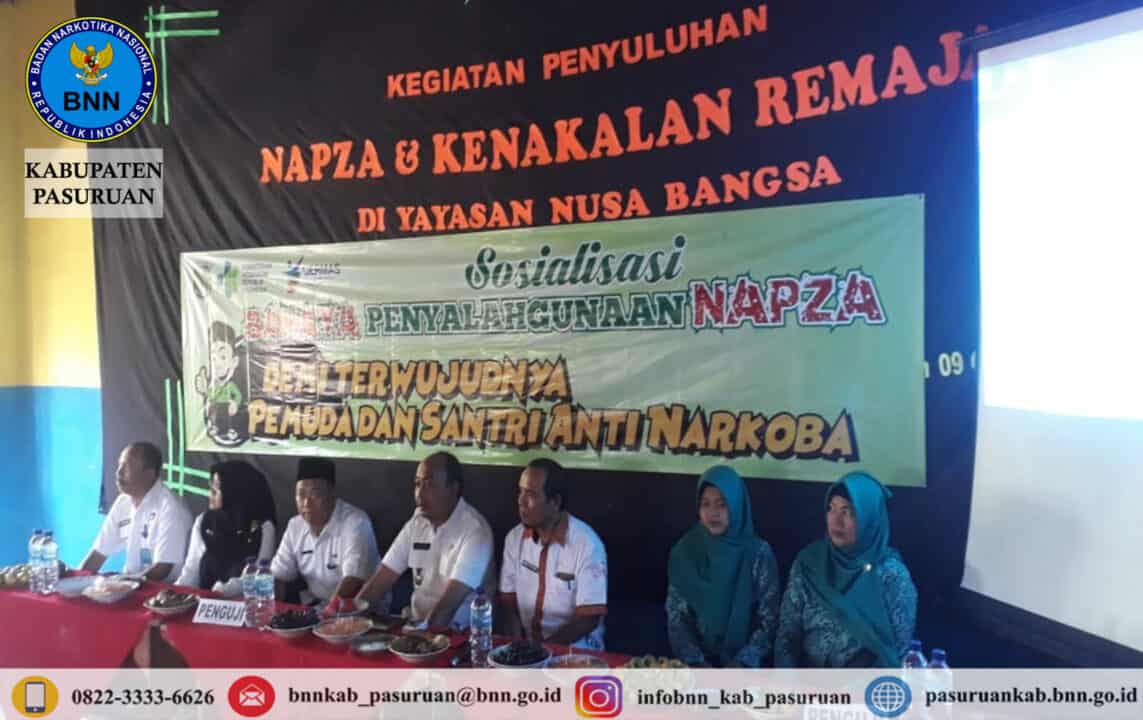 Sosialisasi Pencegahan dan Penyalahgunaan Narkoba di Yayasan Nusa Bangsa