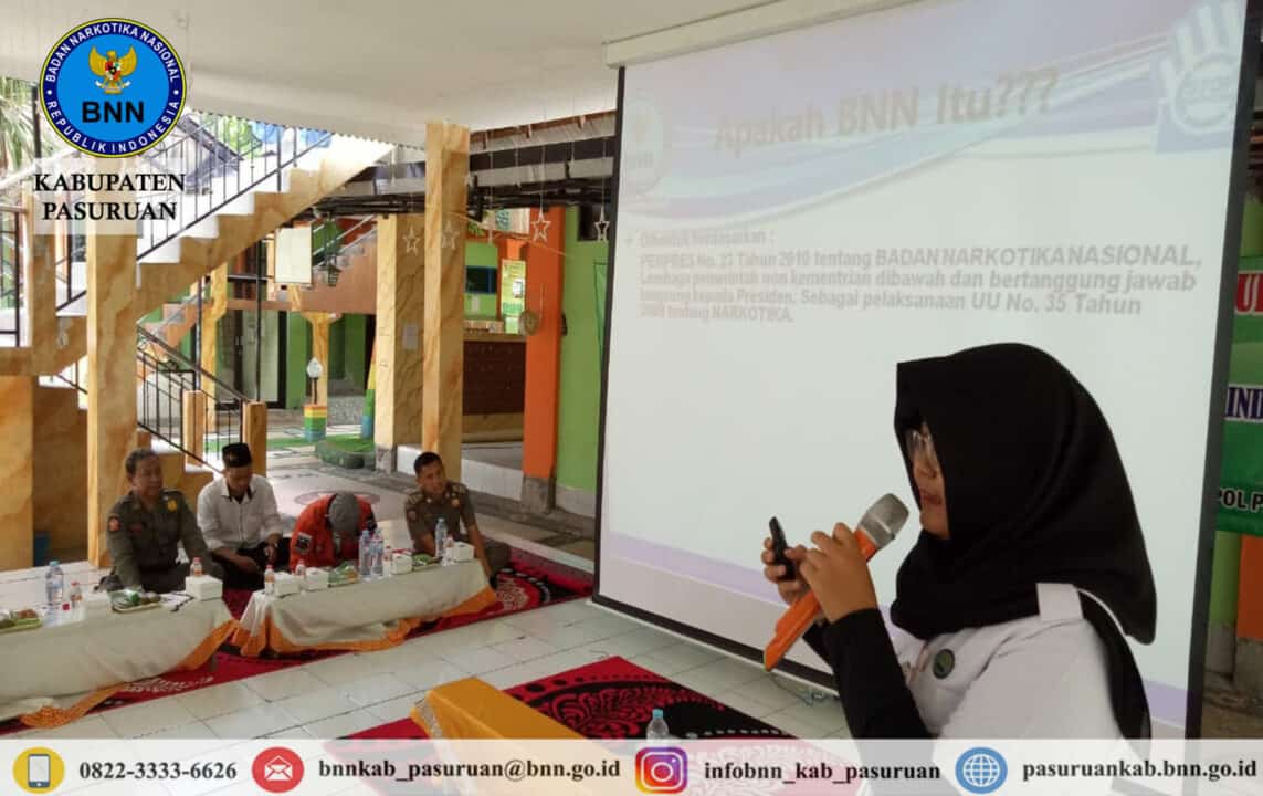 Sosialisasi P4GN di Pondok Pesantren KH. Wahid Hasyim Kecamatan Bangil