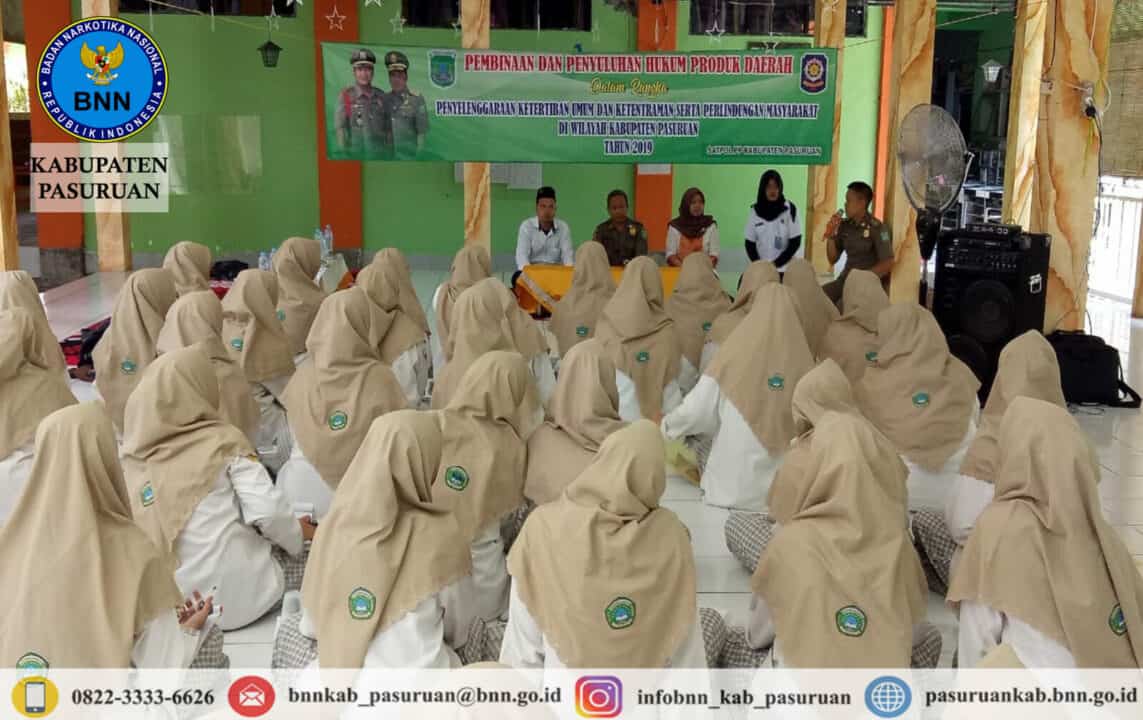 Sosialisasi P4GN di Pondok Pesantren KH. Wahid Hasyim Kecamatan Bangil