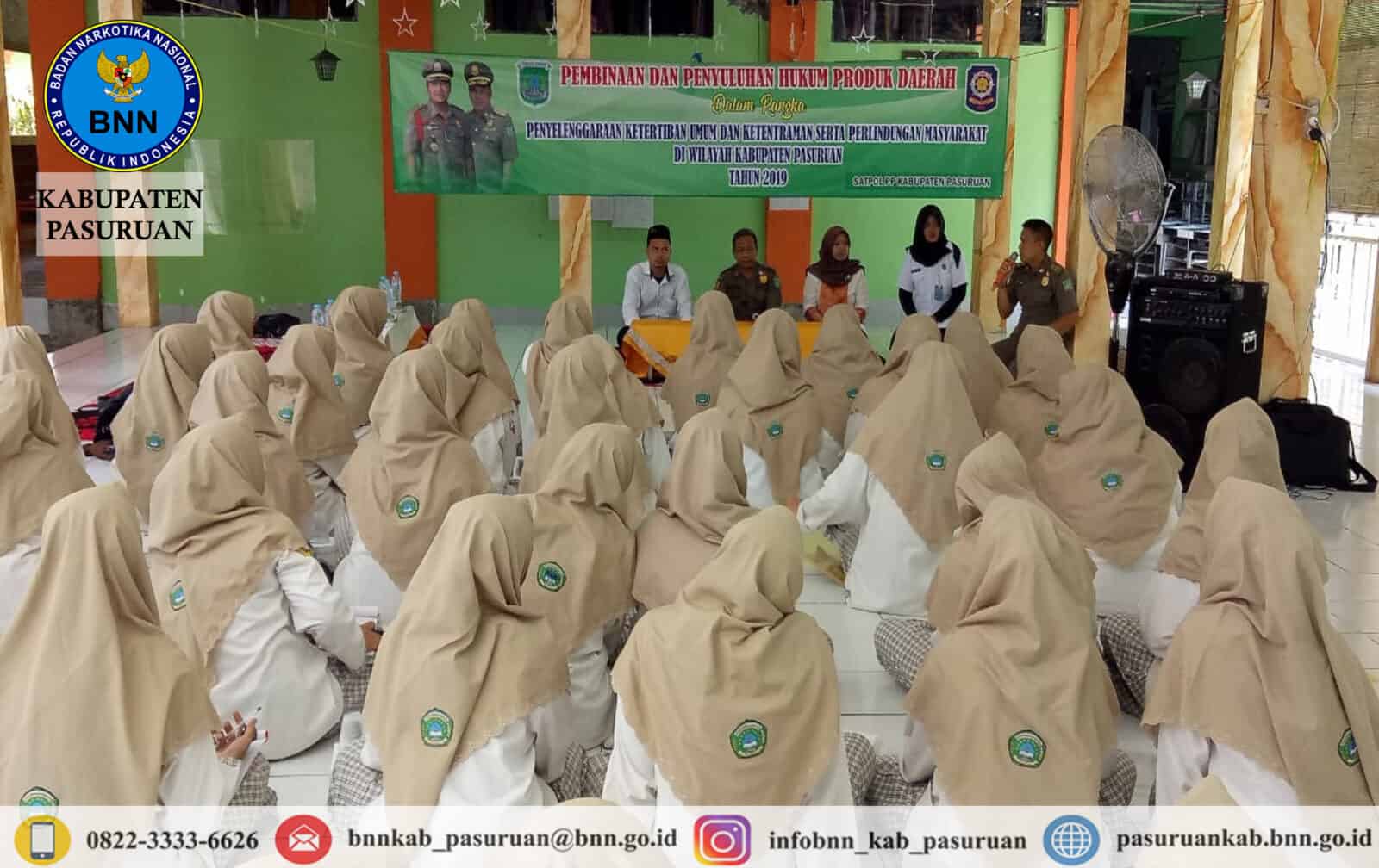 Sosialisasi P4GN di Pondok Pesantren KH. Wahid Hasyim Kecamatan Bangil Sosialisasi P4GN di Pondok Pesantren KH. Wahid Hasyim Kecamatan Bangil