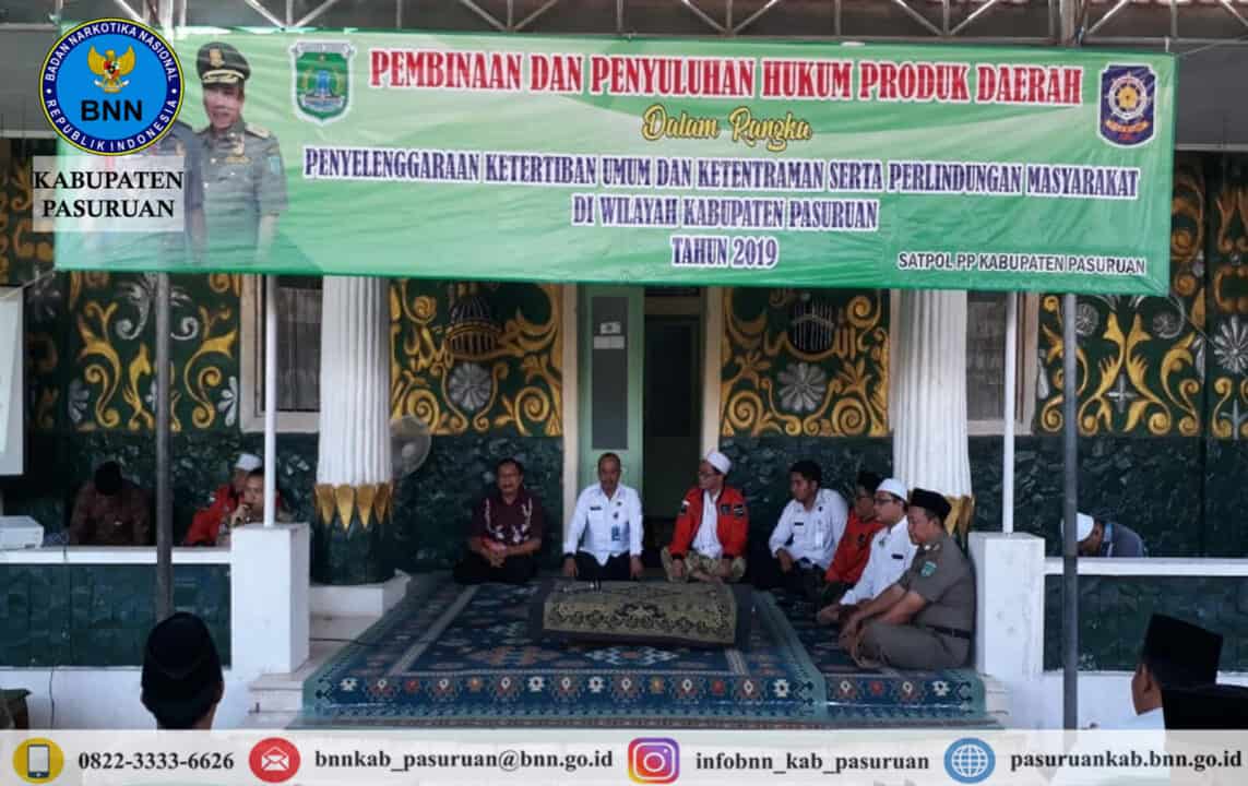 Sosialisasi Pencegahan dan Penyalahgunaan Narkoba di Pondok Pesantren Fadlul Ulum Kecamatan Lekok
