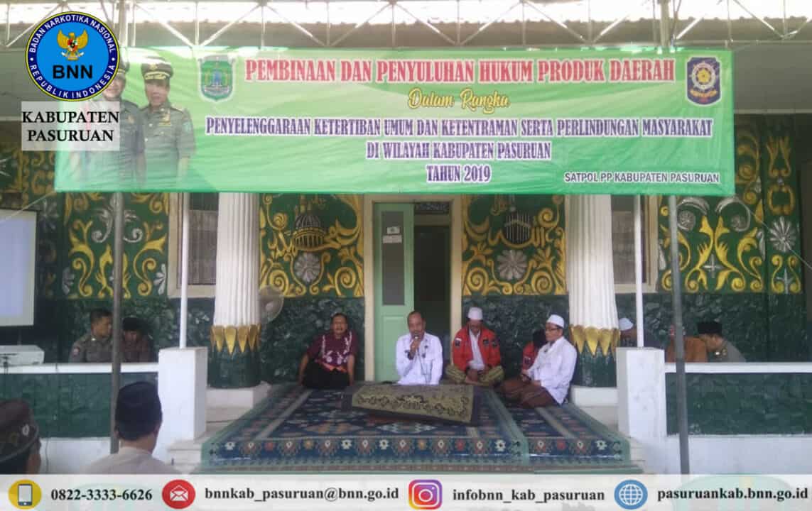 Sosialisasi Pencegahan dan Penyalahgunaan Narkoba di Pondok Pesantren Fadlul Ulum Kecamatan Lekok