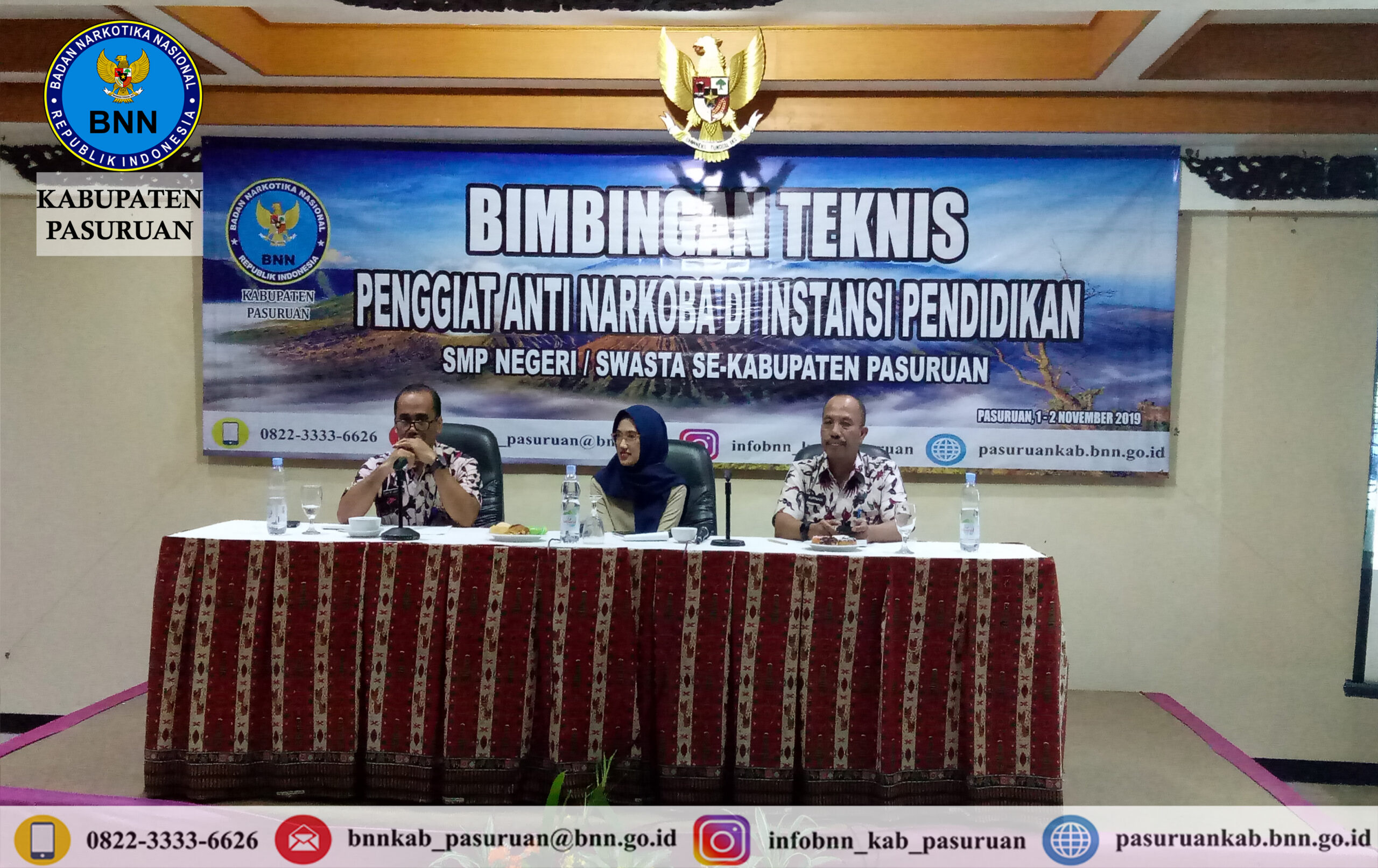 Bimbingan Teknis Penggiat Anti Narkoba di Instansi Pendidikan Bimbingan Teknis Penggiat Anti Narkoba di Instansi Pendidikan