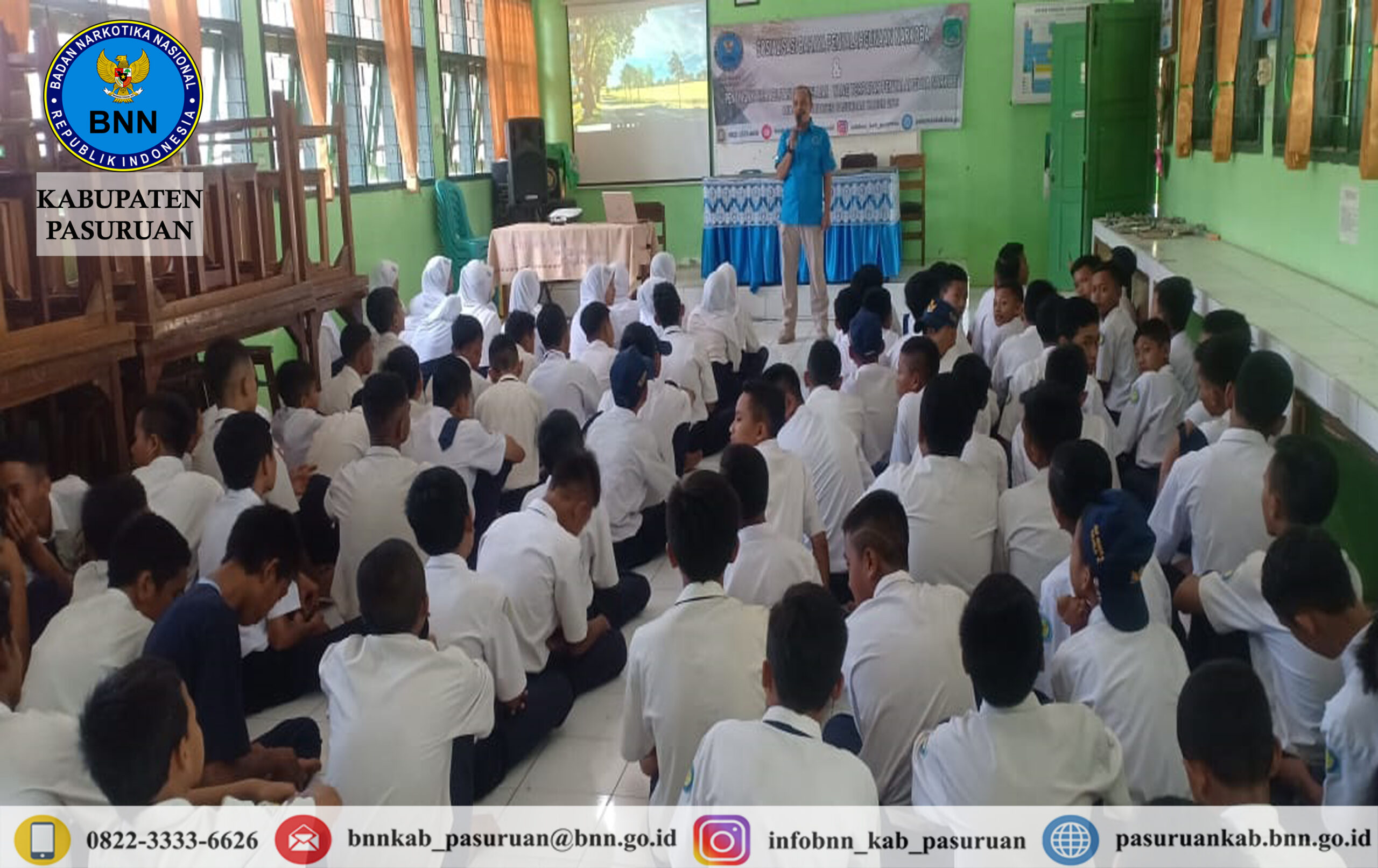 Diseminasi Informasi Melalui Sosialisasi P4GN di Lingkungan Pendidikan (SMPN 2 Sukorejo) Diseminasi Informasi Melalui Sosialisasi P4GN di Lingkungan Pendidikan (SMPN 2 Sukorejo)