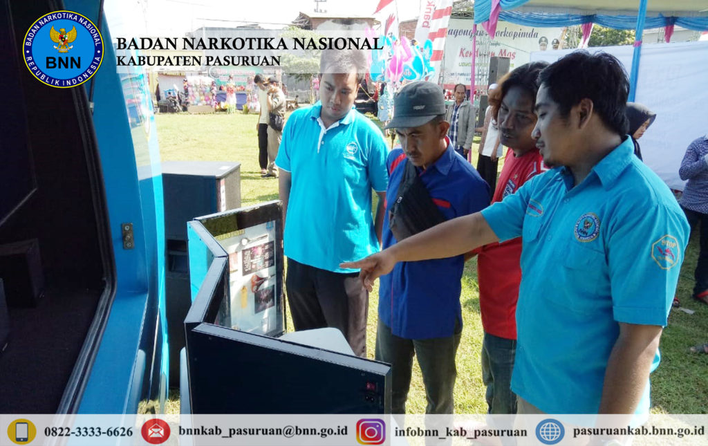 Kegiatan Pameran Bahaya Narkoba dan Sosialisasi P4GN Dalam Acara Kendaraan Urun Rembuk Masyarakat (KENDUREN MAS) Kabupaten Pasuruan