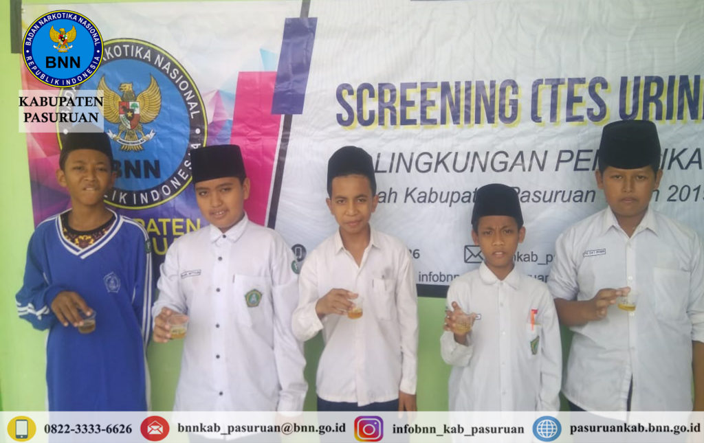 Screening (Tes Urine) di Lingkungan Pendidikan ( Mts Al Yasini ) Screening (Tes Urine) di Lingkungan Pendidikan ( Mts Al Yasini )