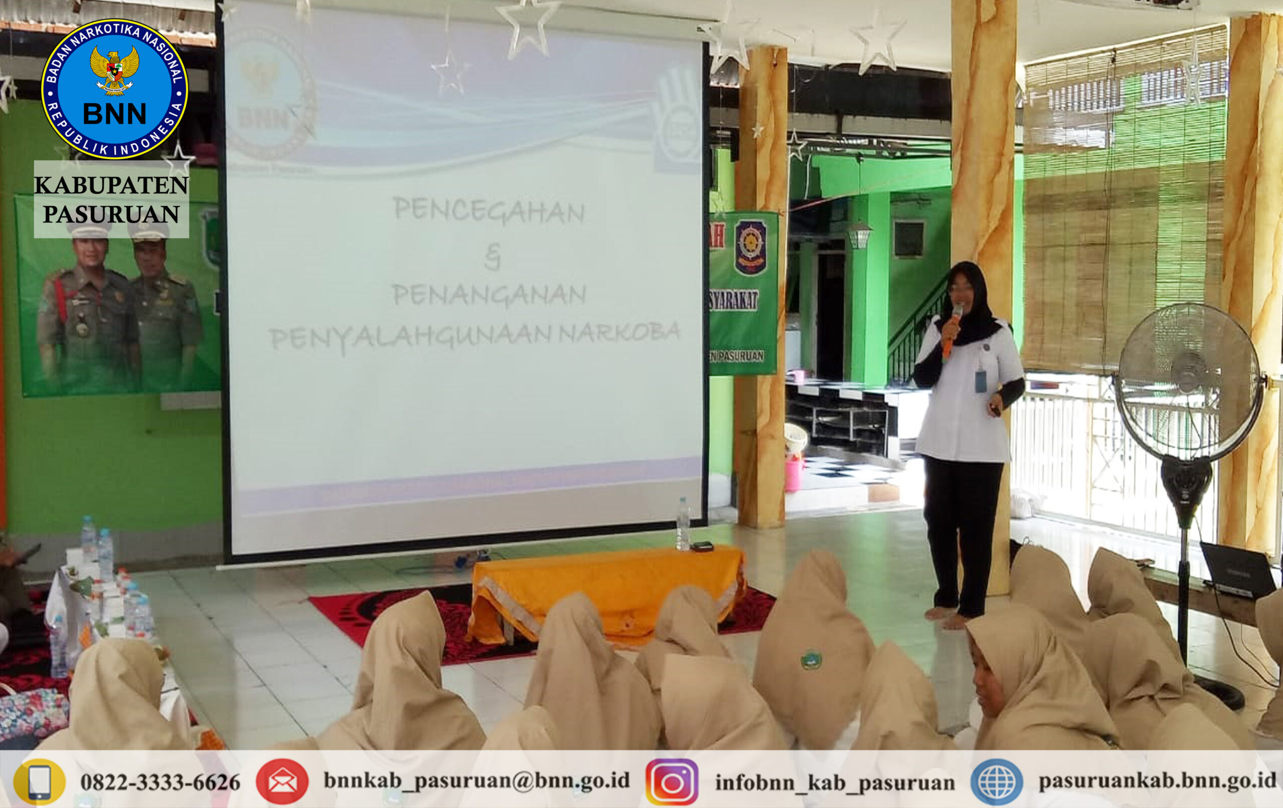 Sosialisasi P4GN di Pondok Pesantren KH. Wahid Hasyim Kecamatan Bangil Sosialisasi P4GN di Pondok Pesantren KH. Wahid Hasyim Kecamatan Bangil