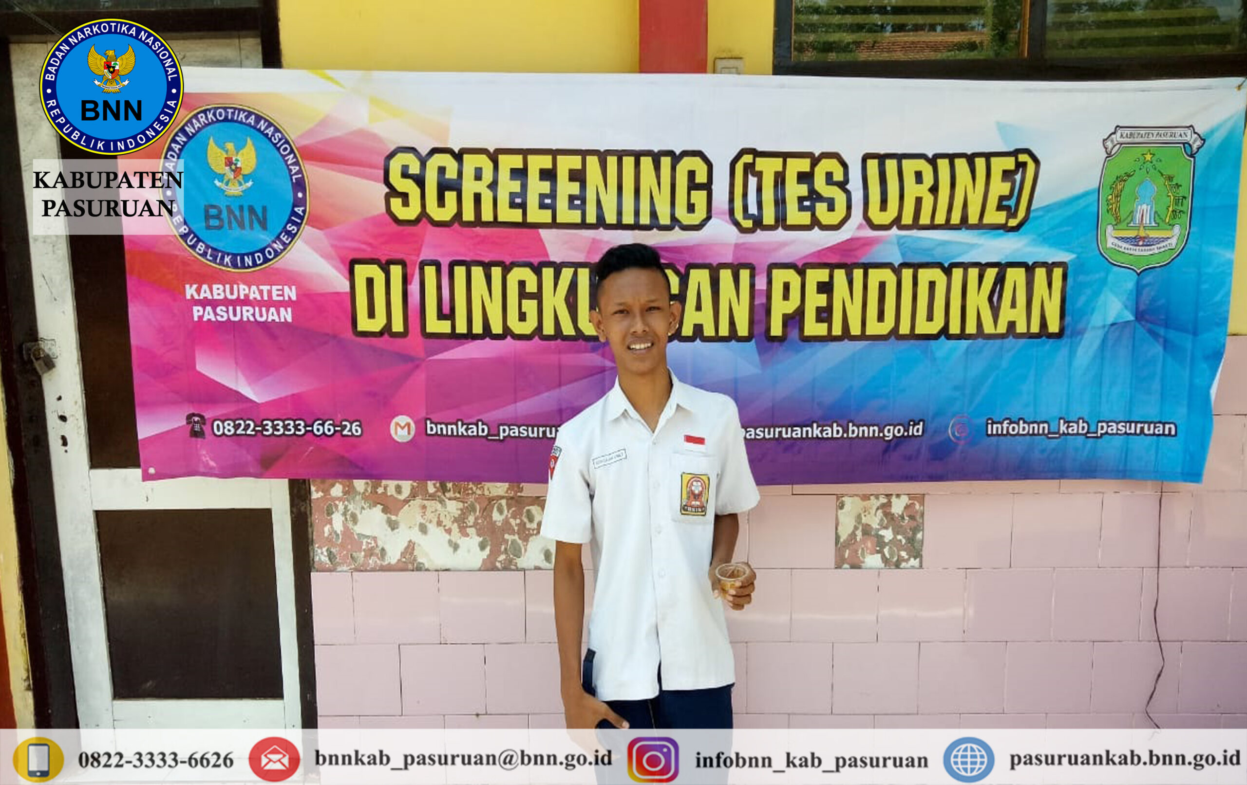 Screening (Tes Urine) di Lingkungan Pendidikan ( SMPN 1 Pasrepan ) Screening (Tes Urine) di Lingkungan Pendidikan ( SMPN 1 Pasrepan )