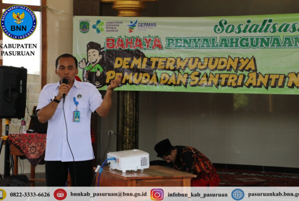 Sosialisasi Bahaya Penyalahgunaan Napza Demi terwujudnya Pemuda dan Santri Lawan Penyalahgunaan Narkoba Sosialisasi Bahaya Penyalahgunaan Napza Demi terwujudnya Pemuda dan Santri Lawan Penyalahgunaan Narkoba