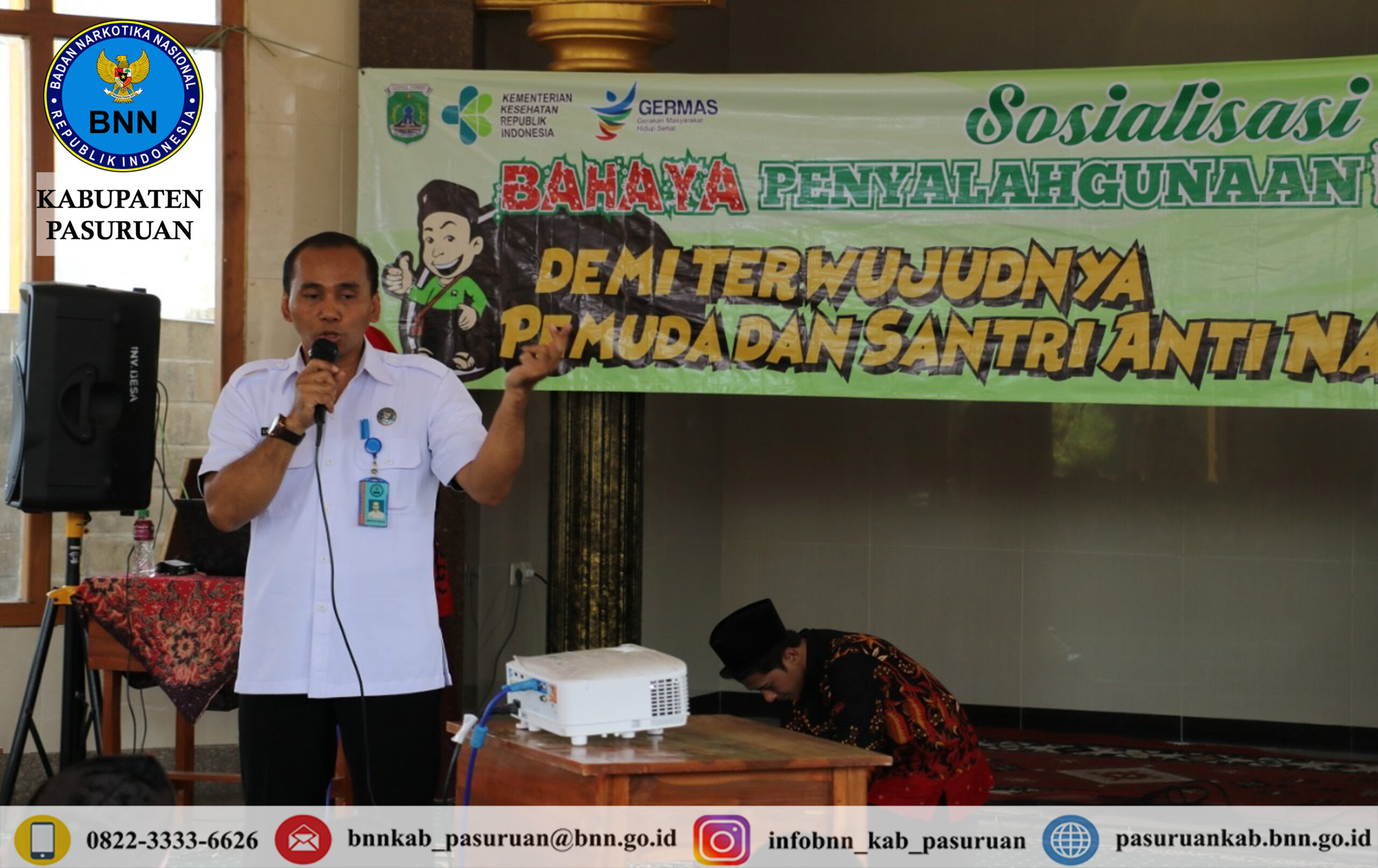 Sosialisasi Bahaya Penyalahgunaan Napza Demi terwujudnya Pemuda dan Santri Lawan Penyalahgunaan Narkoba Sosialisasi Bahaya Penyalahgunaan Napza Demi terwujudnya Pemuda dan Santri Lawan Penyalahgunaan Narkoba