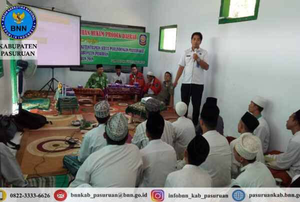 Sosialisasi Pencegahan dan Penyalahgunaan Narkoba di Aula Pondok Pesantren Salafiyah Kecamatan Kejayan Sosialisasi Pencegahan dan Penyalahgunaan Narkoba di Aula Pondok Pesantren Salafiyah Kecamatan Kejayan