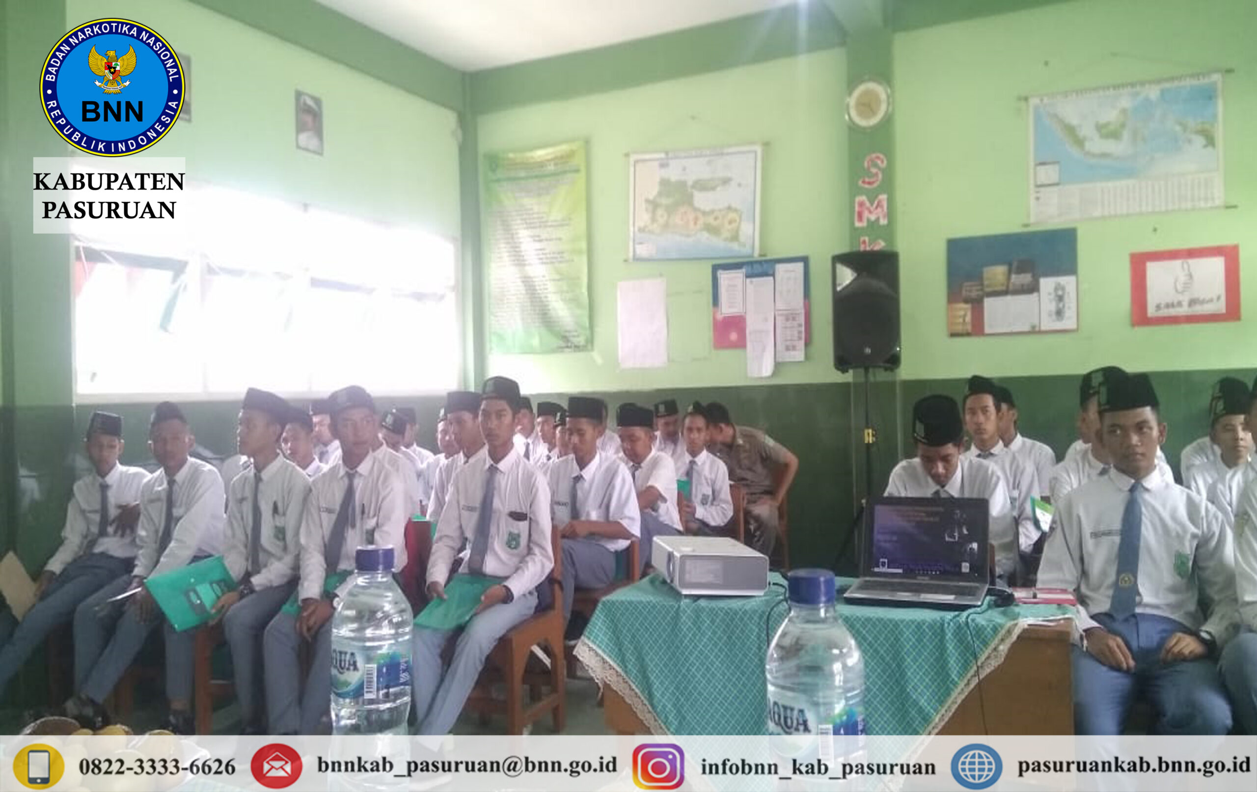 Sosialisasi Pencegahan dan Penyalahgunaan Narkoba di Lingkungan Pondok Pesantren Al Arif Desa Gempol Kabupaten Pasuruan Sosialisasi Pencegahan dan Penyalahgunaan Narkoba di Lingkungan Pondok Pesantren Al Arif Desa Gempol Kabupaten Pasuruan