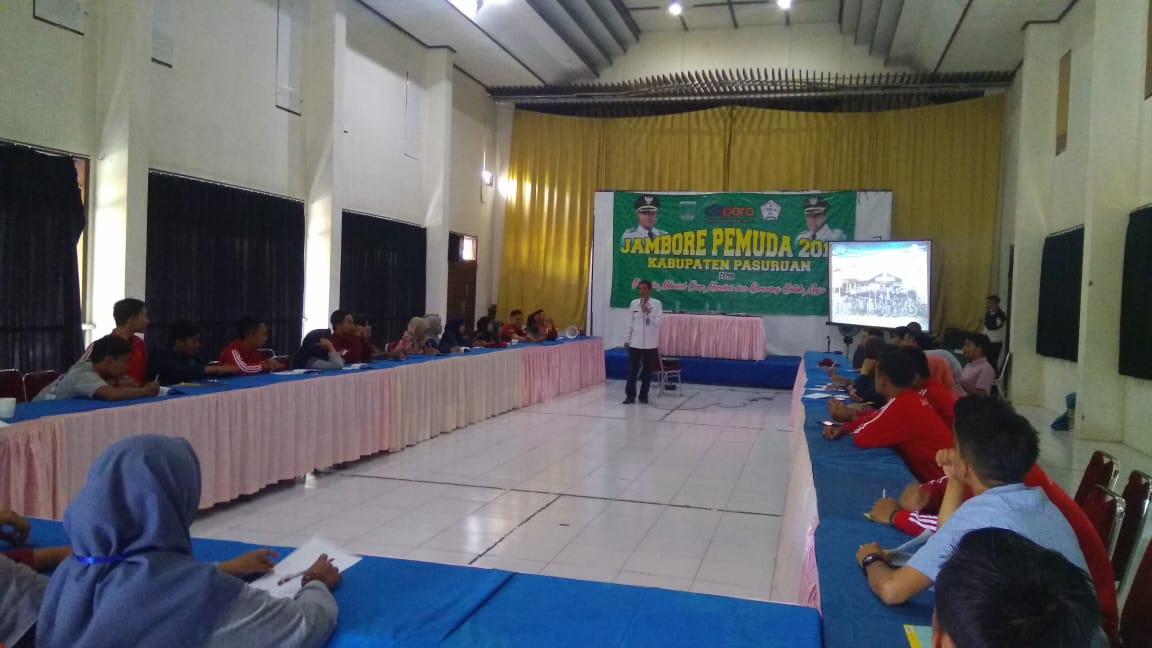 Sosialisasi P4GN dan Tes Urine Peserta JAMBORE PEMUDA 2019 - Dispora Kab. Pasuruan Sosialisasi P4GN dan Tes Urine Peserta JAMBORE PEMUDA 2019 - Dispora Kab. Pasuruan