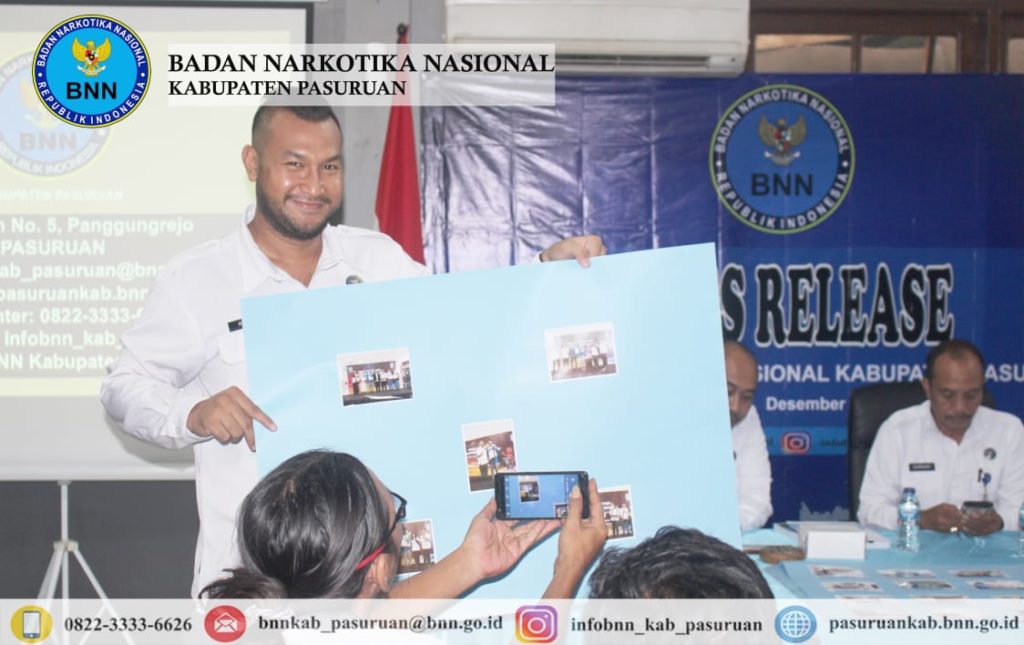 Press Release BNN Kabupaten Pasuruan