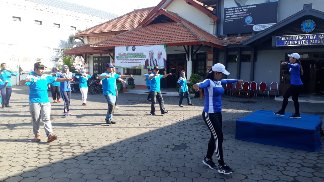 Peringati Hari Olahraga Nasional Ke 36 BNNK Pasuruan Adakan Apel dan Senam Bersama Peringati Hari Olahraga Nasional Ke 36 BNNK Pasuruan Adakan Apel dan Senam Bersama