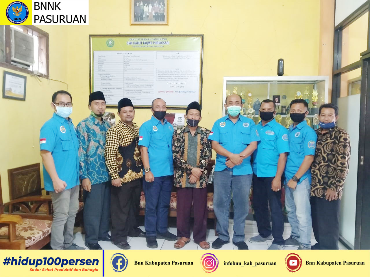 Diseminasi Informasi dan Screening di SMK Darut Taqwa Purwosari Diseminasi Informasi dan Screening di SMK Darut Taqwa Purwosari