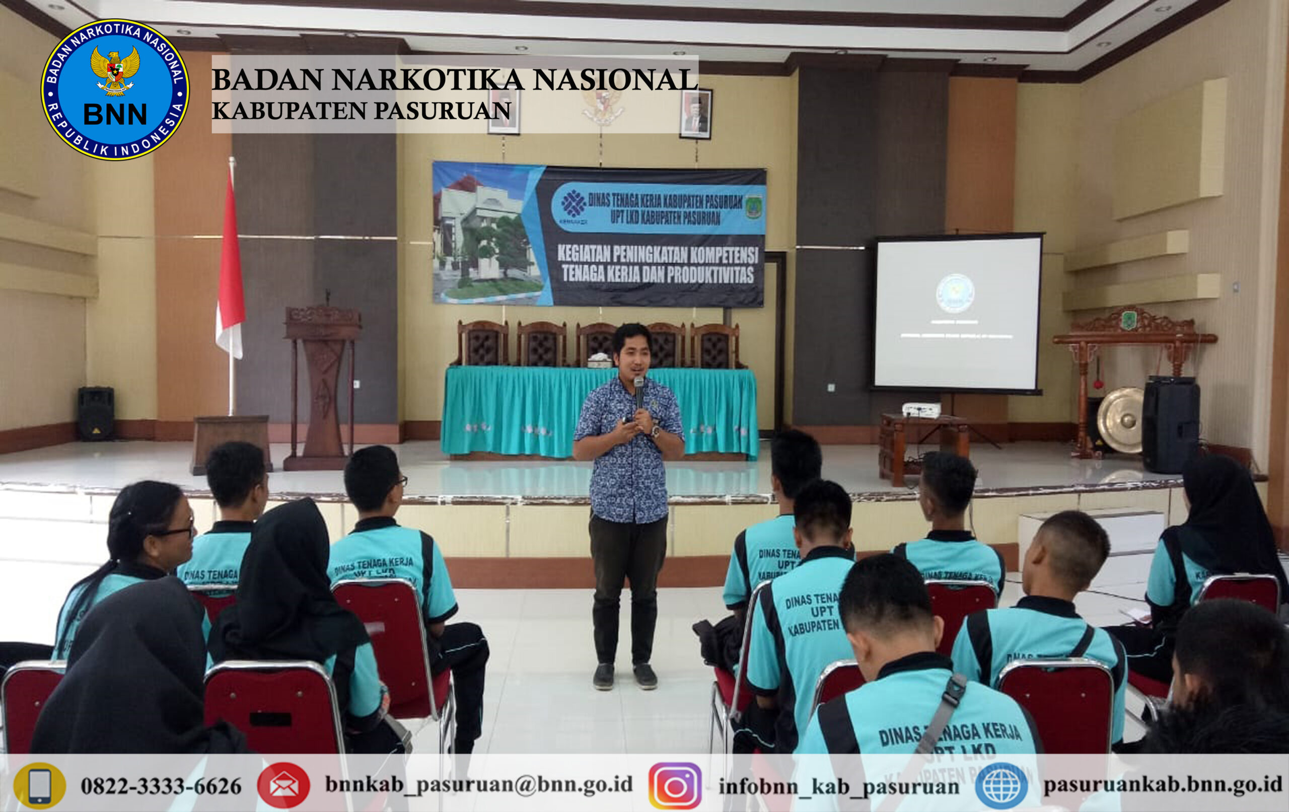 Sosialisasi P4GN Dalam Kegiatan Peningkatan Kompetensi Tenaga Kerja dan Produktivitas Dinas Tenaga Kerja Kabupaten Pasuruan Sosialisasi P4GN Dalam Kegiatan Peningkatan Kompetensi Tenaga Kerja dan Produktivitas Dinas Tenaga Kerja Kabupaten Pasuruan