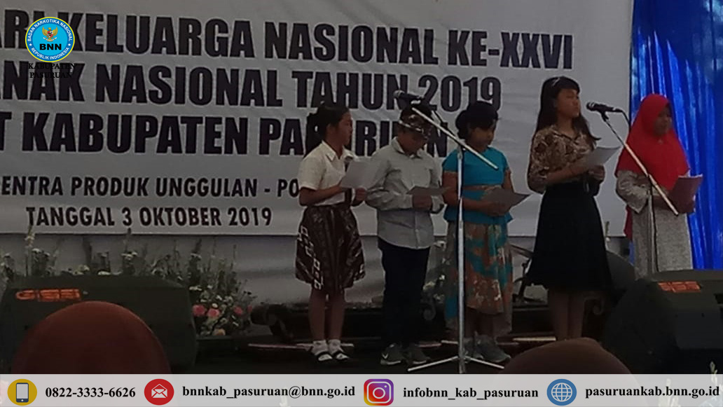 Hari Keluarga Nasional ke - XXVI dan Hari Anak Nasional Tahun 2019 di Kabupaten Pasuruan Hari Keluarga Nasional ke - XXVI dan Hari Anak Nasional Tahun 2019 di Kabupaten Pasuruan