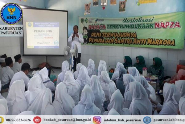 Sosialisasi Bahaya Penyalahguna Napza Demi Terwujudnya Pemuda dan Santri Anti Narkoba