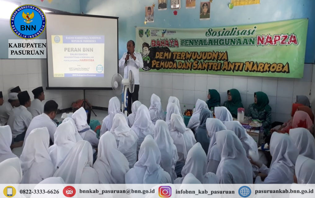 Sosialisasi Bahaya Penyalahguna Napza Demi Terwujudnya Pemuda dan Santri Anti Narkoba Sosialisasi Bahaya Penyalahguna Napza Demi Terwujudnya Pemuda dan Santri Anti Narkoba