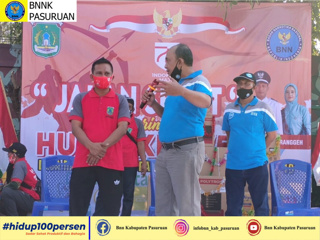 Diseminasi Informasi Melalui Insert Konten Pada Acara Jalan Sehat di Desa Ranggeh