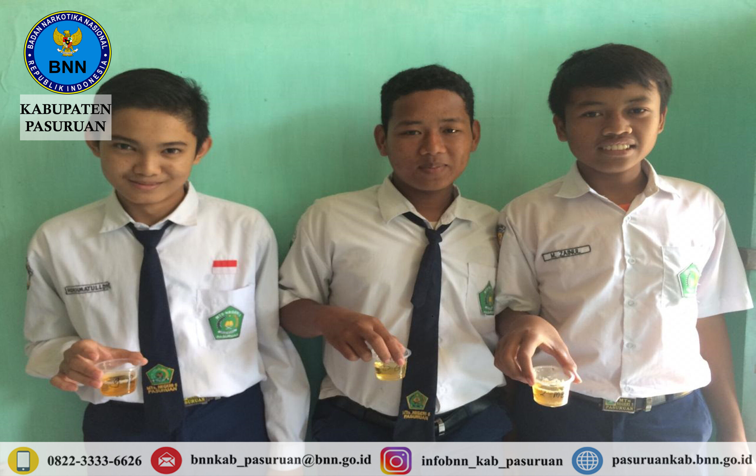 Screening (Tes Urine) di lingkungan Pendidikan MTsN 5 Pasuruan Screening (Tes Urine) di lingkungan Pendidikan MTsN 5 Pasuruan