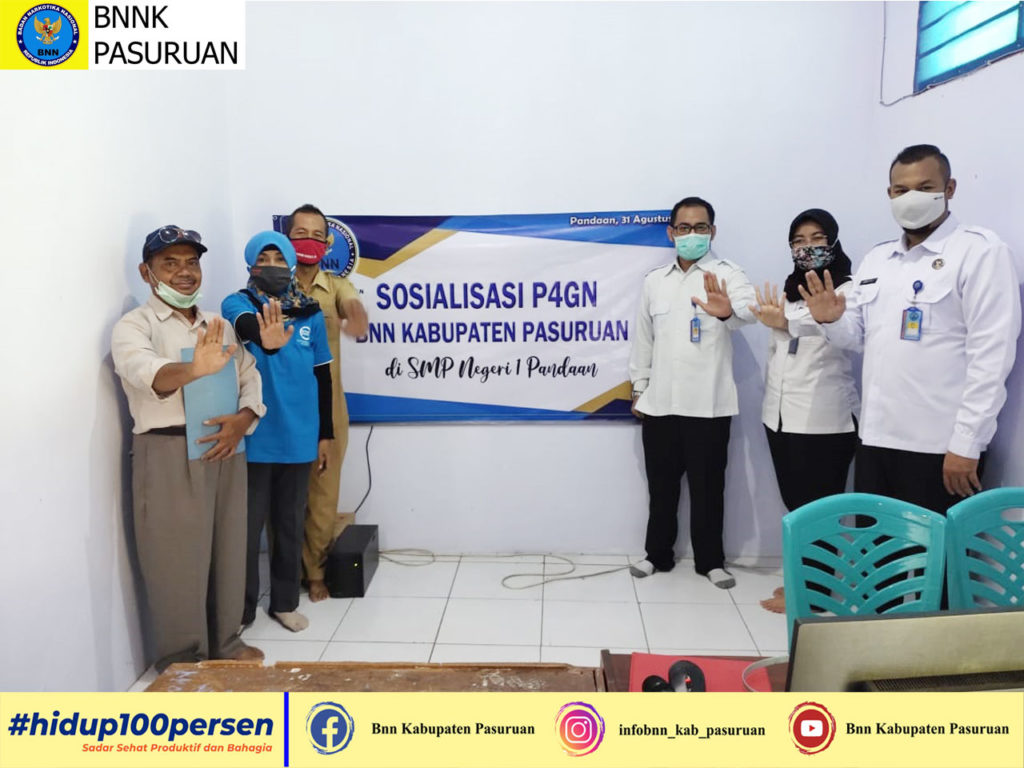 Diseminasi Informasi Melalui Insert Konten Secara Virtual di SMPN 1 Pandaan