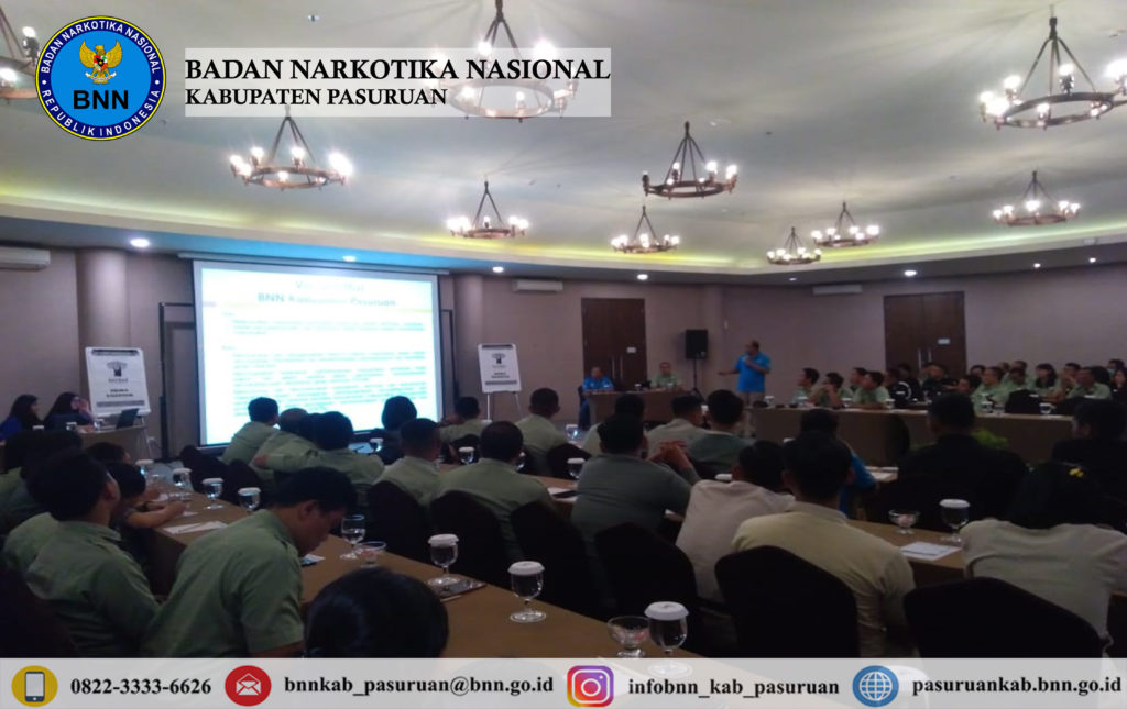 Sosialisasi bahaya narkoba dan gerakan anti penyalahgunaan narkoba dalam rangka memperingati bulan K3 Nasional tahun 2020 di Taman Safari Indonesia II Prigen