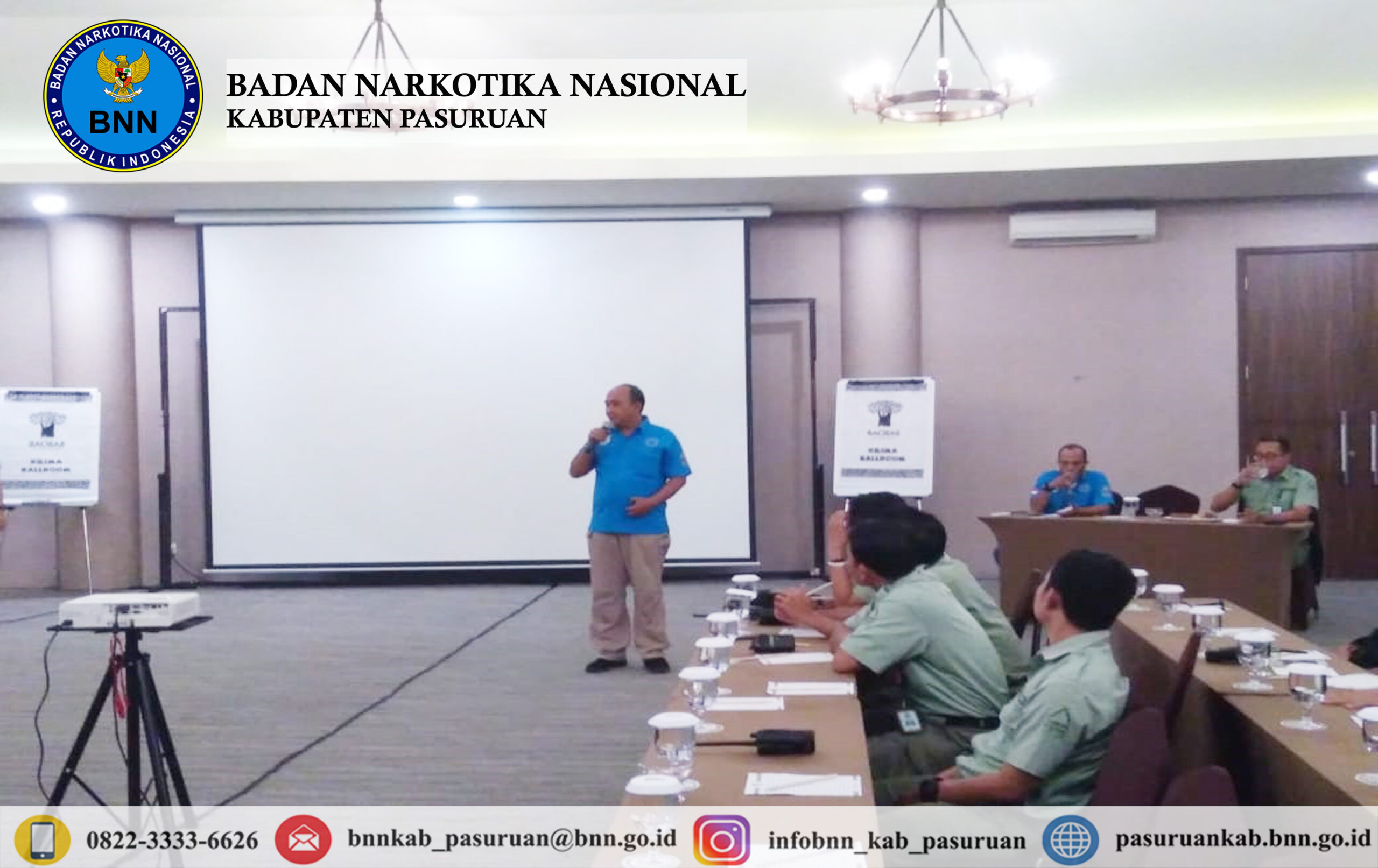 Sosialisasi bahaya narkoba dan gerakan anti penyalahgunaan narkoba dalam rangka memperingati bulan K3 Nasional tahun 2020 di Taman Safari Indonesia II Prigen Sosialisasi bahaya narkoba dan gerakan anti penyalahgunaan narkoba dalam rangka memperingati bulan K3 Nasional tahun 2020 di Taman Safari Indonesia II Prigen