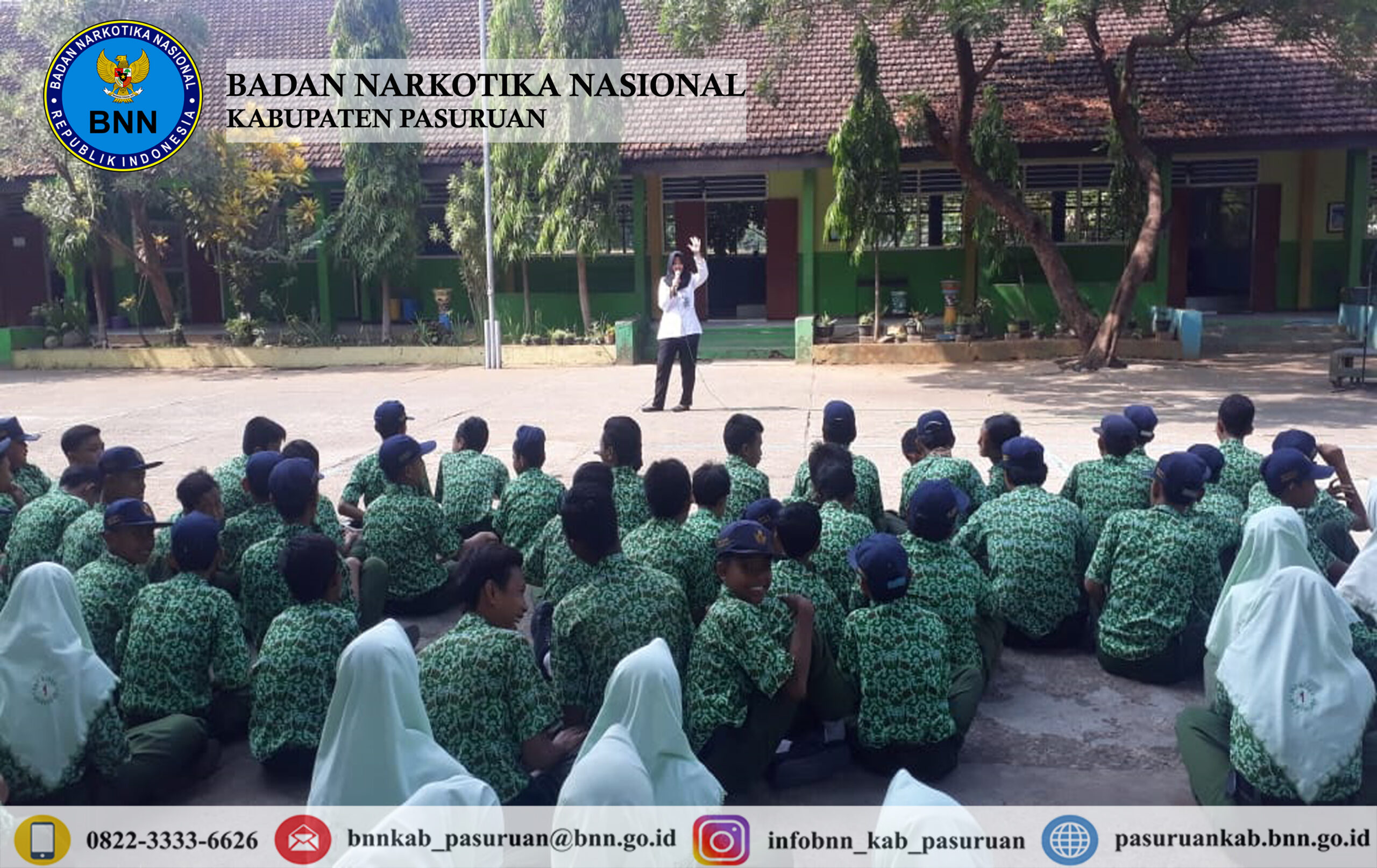 Sosialisasi Bahaya Penyalahgunaan Narkoba di SMP N 1 Wonorejo Kabupaten Pasuruan. Sosialisasi Bahaya Penyalahgunaan Narkoba di SMP N 1 Wonorejo Kabupaten Pasuruan.