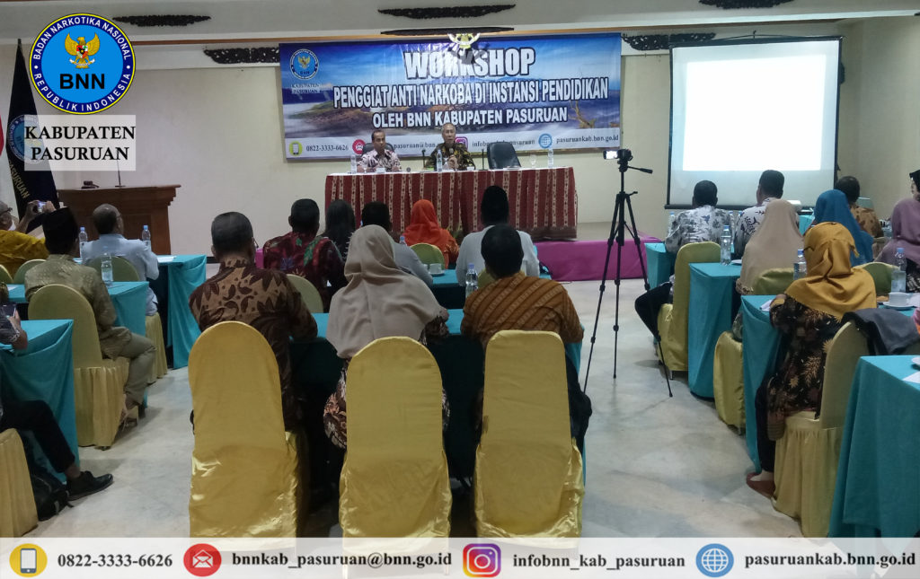Workshop Penggiat Anti Narkoba di Instansi Pendidikan