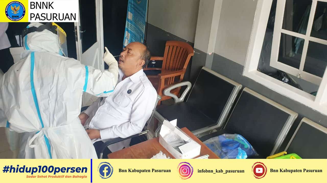 Antisipasi Covid-19 BNNK Pasuruan Lakukan Rapid Antigen Antisipasi Covid-19 BNNK Pasuruan Lakukan Rapid Antigen