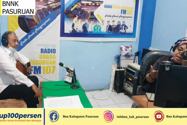 Kepala BNNK Pasuruan Edukasi Masyarakat Kabupaten Pasuruan Melalui Radio Suara Pasuruan 107 FM Kepala BNNK Pasuruan Edukasi Masyarakat Kabupaten Pasuruan Melalui Radio Suara Pasuruan 107 FM