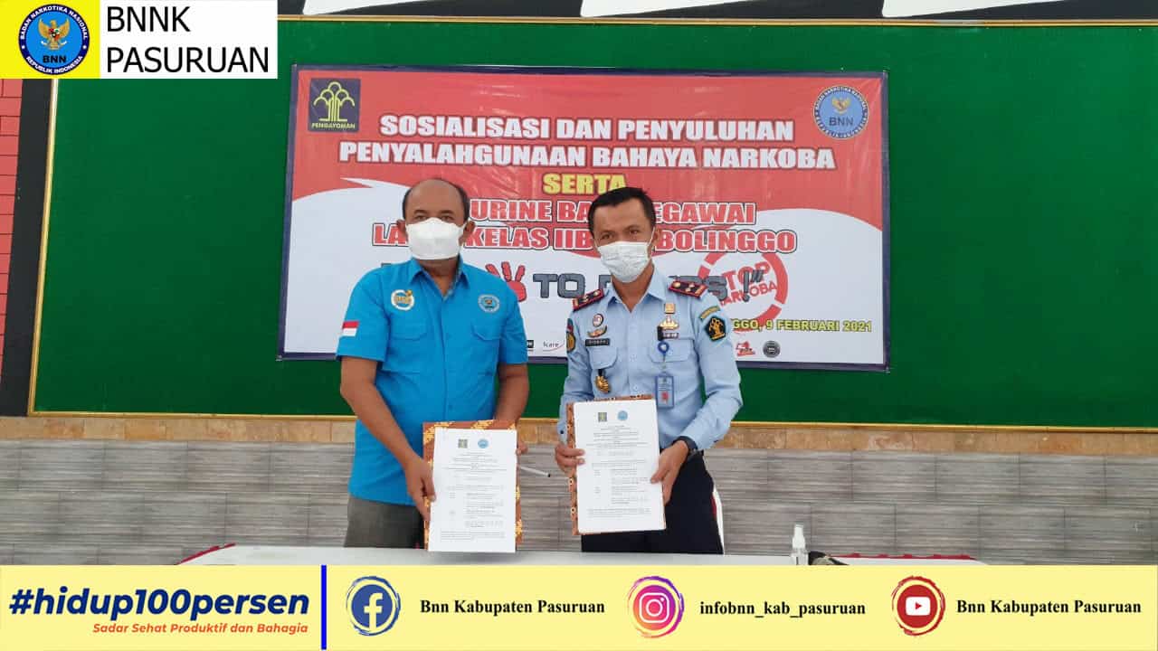 Sosialisasi dan Tes Urine Terhadap Petugas Lapas Kelas IIB Sosialisasi dan Tes Urine Terhadap Petugas Lapas Kelas IIB