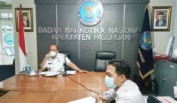 Virtual Meeting tentang pelaksanaan Peraturan Gubernur Jawa Timur Nomor 29 Tahun 2020